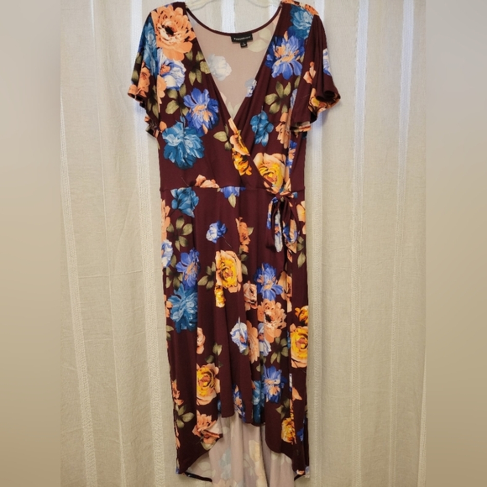 Fortune+Ivy Floral Rose Dress Size 1X